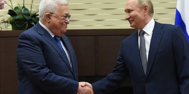 بوتين ومحمود عباس