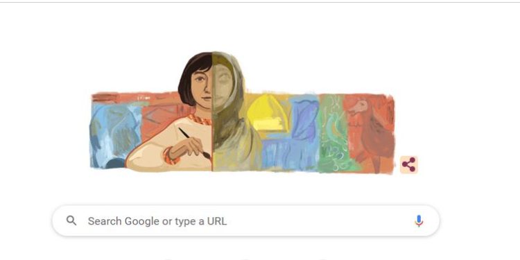 جوجل يحتفل بذكرى الفنانة التشكيلية نزيهة محمد سليم