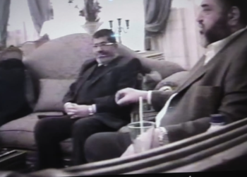 لقاء خيرت الشاطر مع المعزول مرسي