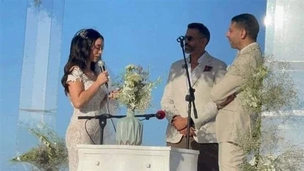 زفاف بسنت شوقي ومحمد فراج