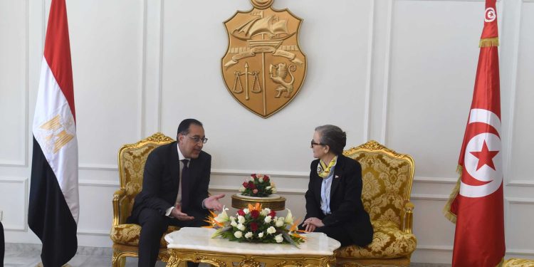مدبولي في ضيافة رئيسة الحكومة التونسية