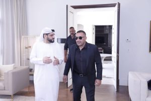 الفنان أحمد السقا يقدم واجب العزاء في الشيخ خليفة بن زايد رئيس الإمارات 1