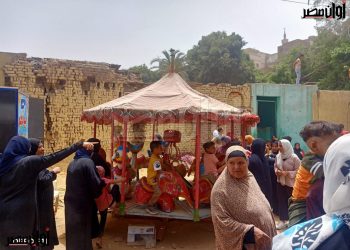 احتفالات العيد من مقابر الفيوم