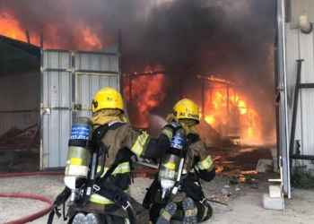 اندلاع حريق في مصنع داخل إسرائيل 5