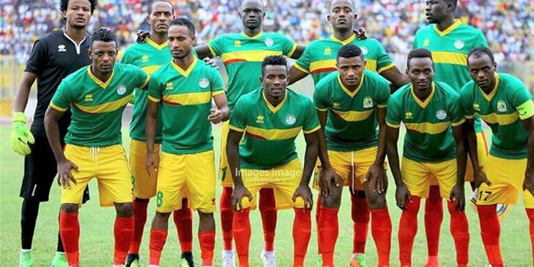 الهدف الأول لإثيوبيا أمام منتخب مصر 1
