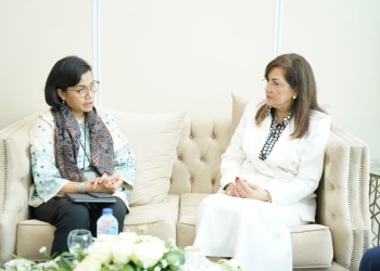 هالة السعيد تلتقي بـ وزيرة المالية الإندونسية لـ بحث ملفات مؤتمر قمة العشرين