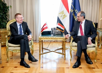 وزير خارجية لاتفيا: منظومة الاتصالات وتكنولوجيا المعلومات فى مصر مؤهلة تماماً لتوطيد علاقات الشراكة بين البلدين