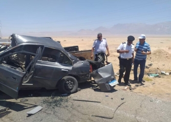 مصرع و إصابة 7 في حادث بـ طريق المفارق طور سيناء