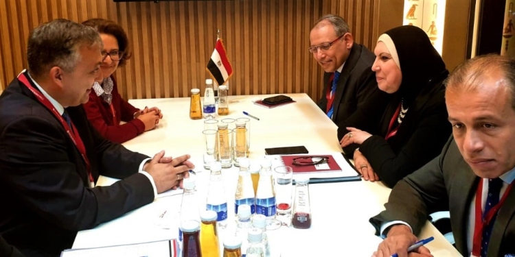 وزيرة التجارة تبحث التعاون الاقتصادى المشترك بين منظمات الاعمال المصرية والروسية  1
