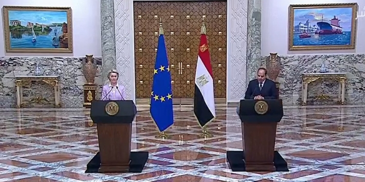 حزب المصريين: لقاء السيسي ورئيسة المفوضية الأوروبية يستهدف حل مشاكل المنطقة وأزمة الغذاء العالمية