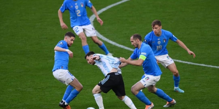 الأرجنتين تفوز ببطولة كأس الأبطال على حساب إيطاليا 1