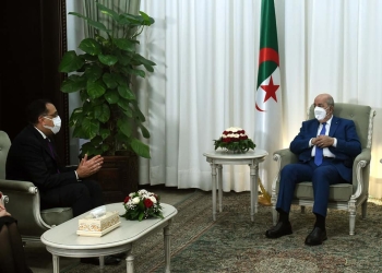 الرئيس الجزائري -ومصطفى مدبولي