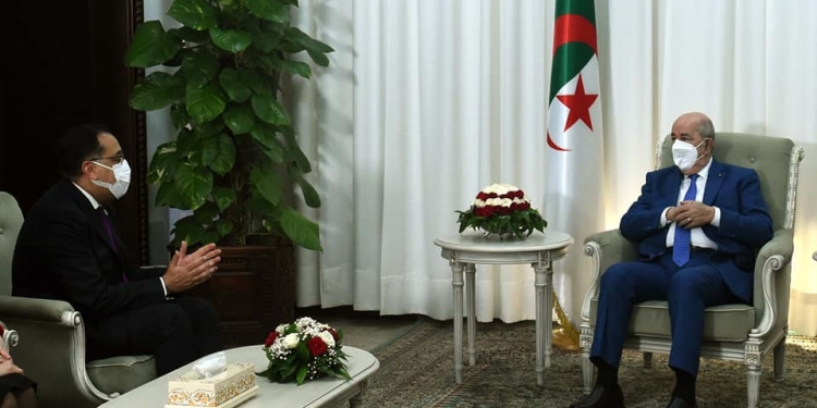 الرئيس الجزائري -ومصطفى مدبولي