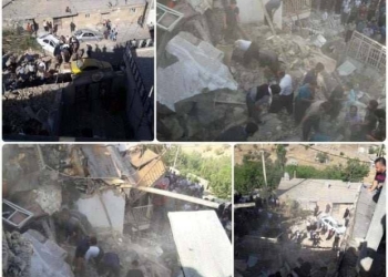 فيديو .. قتلى وجرحى إثر انهيار مبنى في كرمانشاه بإيران 1