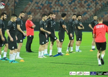 منتخب مصر يواصل استعداداته لمباراة غينيا 1