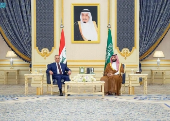 ولي العهد السعودي ورئيس الوزراء العراقي