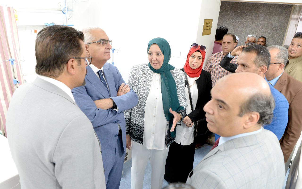 افتتاح توسعات مستشفى الباطنة بجامعة المنصورة 3