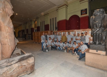 المتحف المصري يستقبل المقصورة الأولى والأكبر للملك توت عنخ آمون
