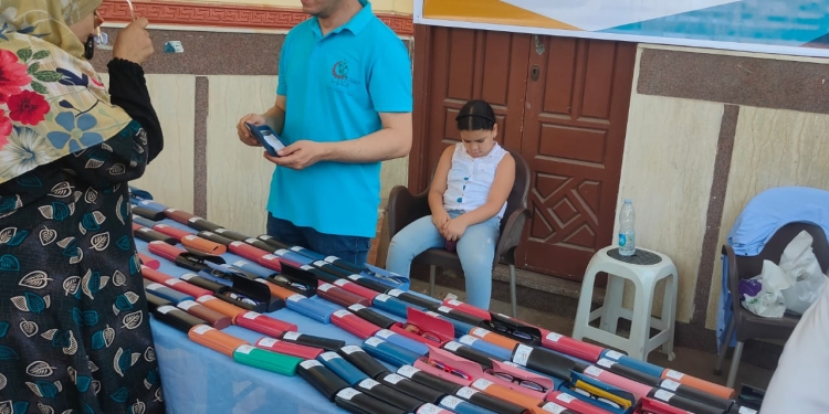 حياة كريمة: توزيع 667 نظارة طبية بالمجان بـ طنطا والمحلة الكبرى