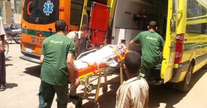 بينهم أطفال.. إصابة 11 شخصًا في تصادم ميكروباص بعمود إنارة في بني سويف
