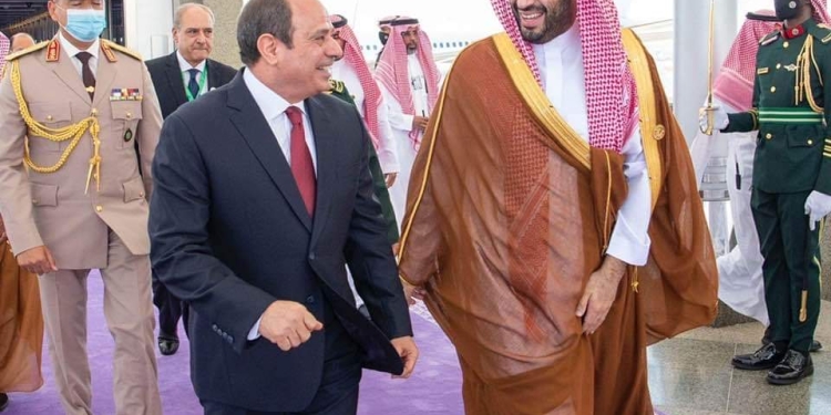 السيسي وولي العهد السعودي