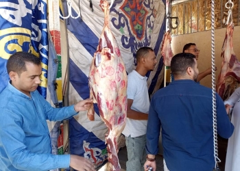 حملات تفتيش على منافذ بيع اللحوم بسوهاج