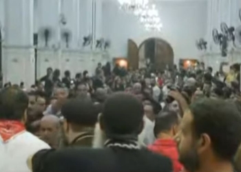 وصول جثامين ضحايا حادث حريق كنيسة أبو سيفين تمهيدا لصلاة الجنازة