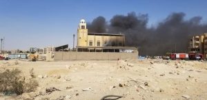 الداخلية تكشف أسباب حريق كنيسة المنيا وتؤكد: لا خسائر بشرية