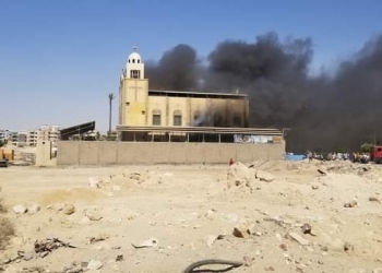 كنيسة المنيا وتؤكد: لا خسائر بشرية