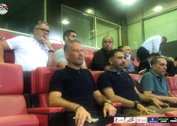 ميكالي وكلاتنبرج يحضران مباراة الأهلي والمقاصة بـ كأس مصر 3