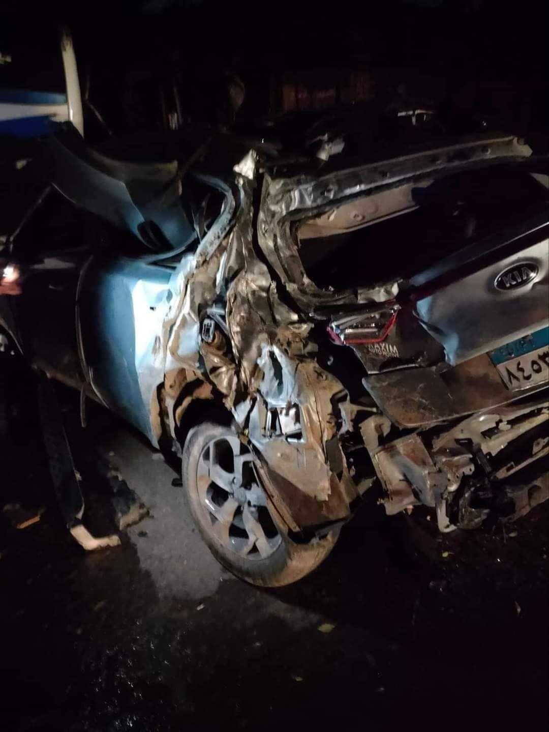 مصرع وإصابة 13 شخص في حادث تصادم أتوبيس وسيارة في الجيزة 7