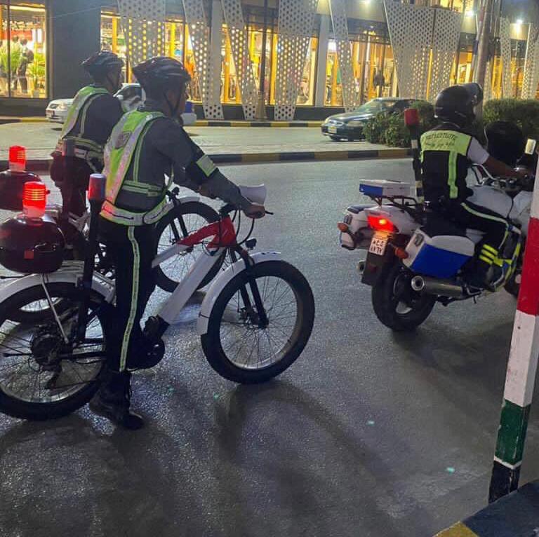 مرور بورسعيد يبدأ استخدام الدراجات الهوائية لأفراد الشرطة لتسهيل حركة السيارات 3