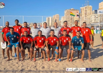 منتخب مصر للكرة الشاطئية يفوز على الإمارات 1