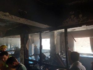حريق كنيسة أبو سيفين.. التفاصيل الكاملة للحادث الأليم 