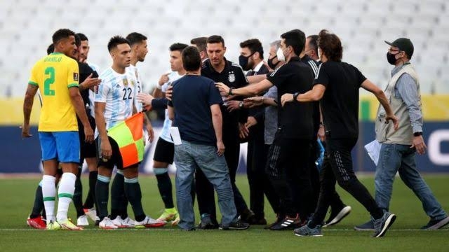 رسمياً الفيفا يقرر إلغاء مباراة البرازيل والأرجنتين في تصفيات كأس العالم 1