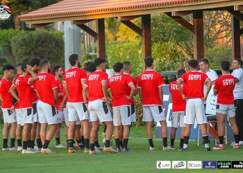 منتخب مصر يتدرب ببرج العرب استعدادا لوديتي النيجر وليبيريا 1