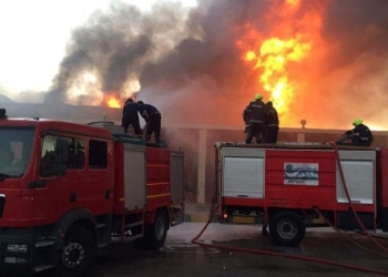 طلب التحريات في حريق محيط شركة المطاحن بـ فيصل 4