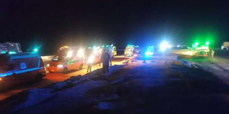 12 مصابًا في حادث تصادم سيارتين على الطريق الساحلي «مطروح - الإسكندرية» 1