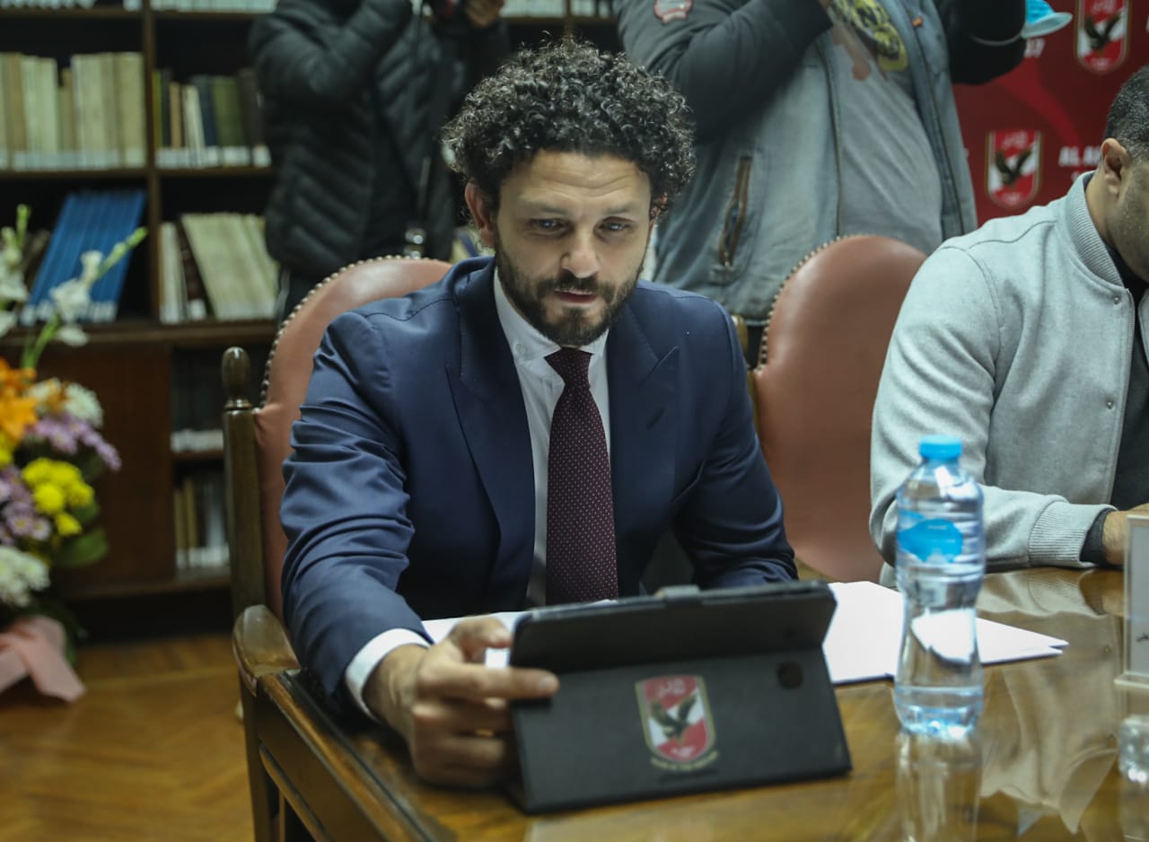 حسام غالي عضو مجلس ادارة الاهلي السابق