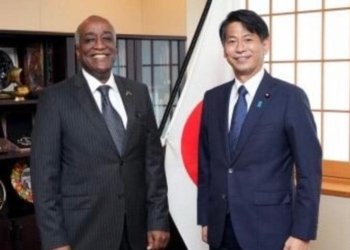 السفير المصري في طوكيو يلتقي وزير الدولة الياباني للشئون الخارجية 2