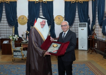 رضا حجازي يستقبل السفير السعودي بالقاهرة لمناقشة أوجه التعاون