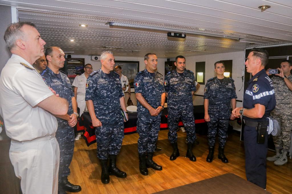 القوات المسلحة تختتم فاعليات التدريب البحرى المشترك المصرى الفرنسى ( كليوباترا 2022) 1