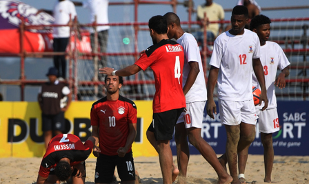 منتخب مصر الشاطئية يفوز على موريشيوس في بطولة "كوسافا" 1