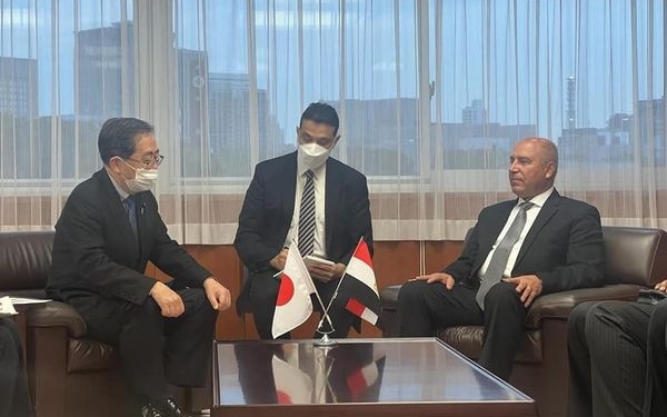 وزير النقل يبحث مع وزير الأراضي والبنية التحتية الياباني الموقف التنفيذي للخط الرابع للمترو 1