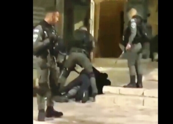شاب فلسطيني يطرح جنديا إسرائيليا أرضا ورفاقه يفشلون في تخليصه (فيديو) 6