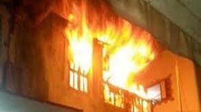 إخماد حريق داخل شقة سكنية فى الطالبية 2