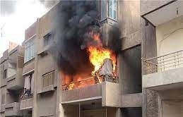 حريق يلتهم شقة سكنية فى بولاق الدكرور.. والحماية المدنية تسيطر 1