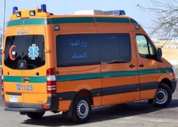 إصابة 4 مواطنين فى حادث إنقلاب سيارة على طريق الإسماعيلية الصحراوي