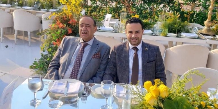 النائب محمود بدر يشارك في حفل زفاف نجل وزير العدل