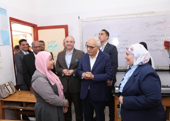 وزير التربية والتعليم ومحافظ بني سويف يتفقدان سير العملية التعليمية بالمحافظة